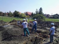 Alapozás a földfelszínig - Balatonmáriafürdő, Keller Családi Ház 2018-09-19