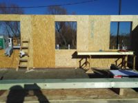 SIP-falszerkezet felépítés 2018-11-14 Keller Családi Ház, Balatonmáriafürdő