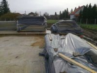 SIP panelek eső elleni védelme - KELLER CSALÁDI HÁZ, Balatonmáriafürdő 2018-11-03